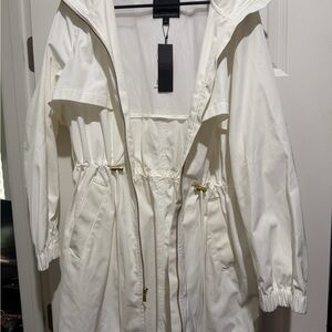 Banana Republic White Trench Coat